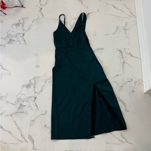 Dark Green Zara Long Dress